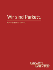 Parkett-AGENTUR Katalog 2018